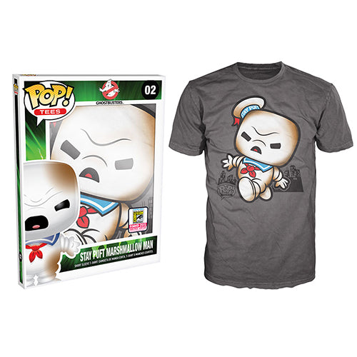 Pop! Tees Stay Puft Marshmallow Man (Toasted, Size XL) - 2015 SDCC Exclusive (Online Order Only)