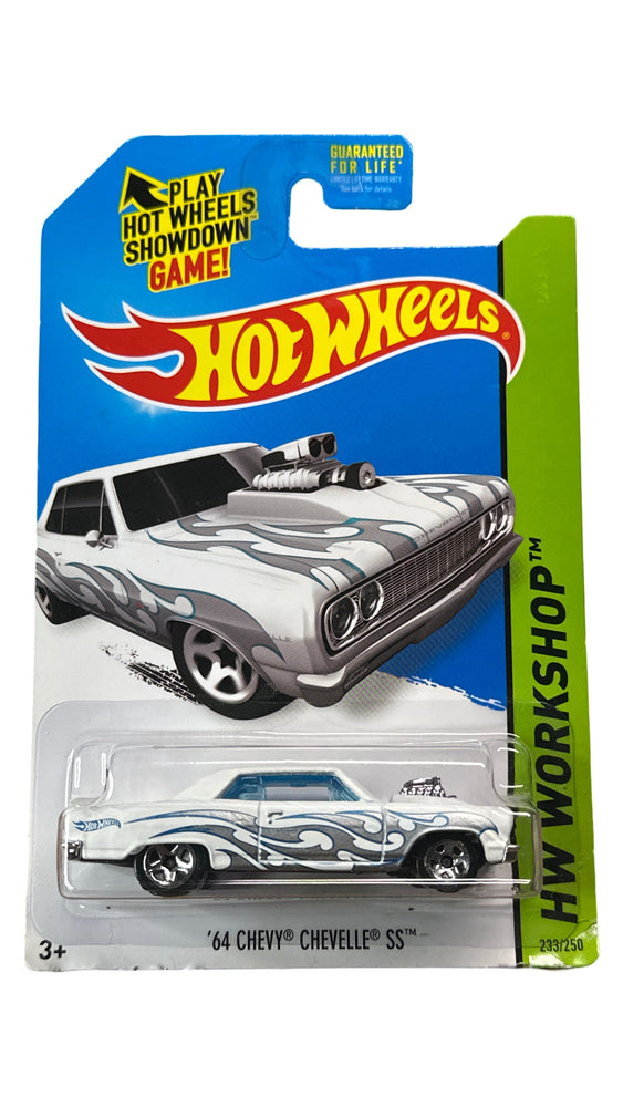 Hot Wheels Hw Workshop 233/250 - (2012) '64 Chevy Chevelle SS - White (Online Order Only)