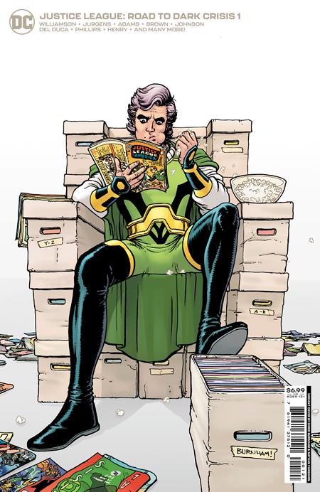 Justice League Road To Dark Crisis #1 B Chris Burnham Variant (05/31/2022) Dc (ONLINE ORDER ONLY)