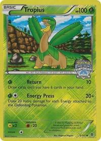 Tropius (5/101) (National Championship Promo) [Black & White: Plasma Blast] (Online Only)