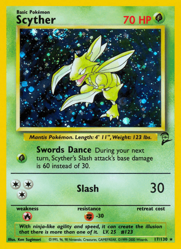 Scyther (17/130) [Base Set 2] (Online Only)
