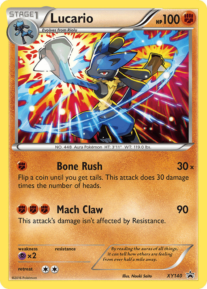 Lucario (XY140) [XY: Black Star Promos] (Online Only)