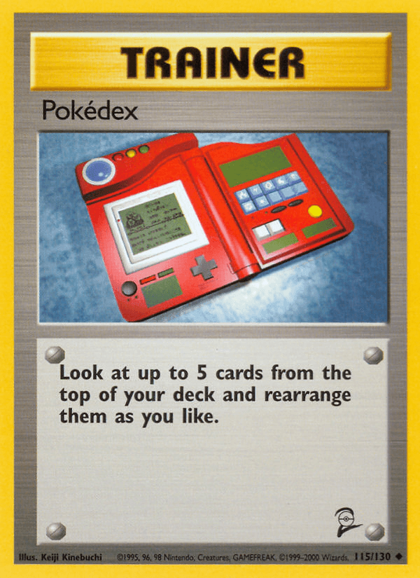 Pokedex (115/130) [Base Set 2] (Online Only)
