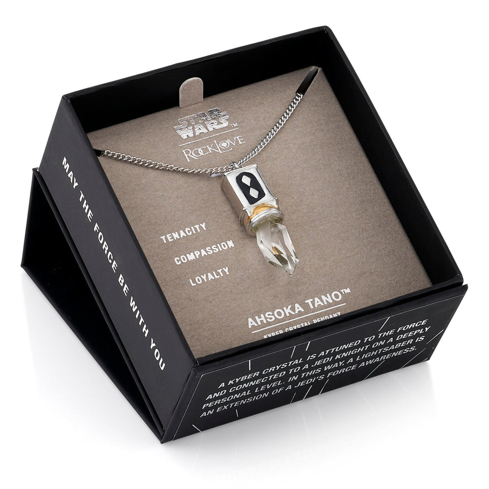 Star Wars X RockLove Ahsoka Tano Kyber Crystal Necklace (ONLINE ORDER ONLY)