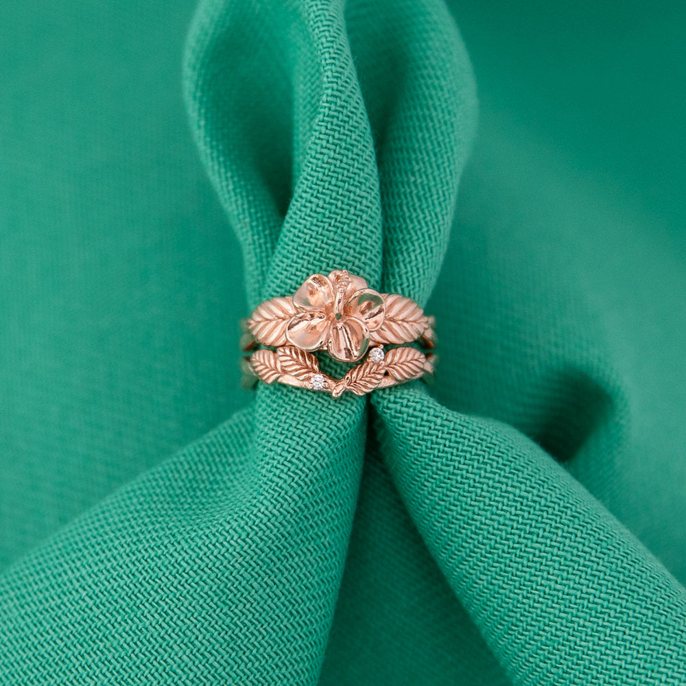 Disney X RockLove DISNEY MOANA Moana Hibiscus Stacker Rings (ONLINE ORDER ONLY)