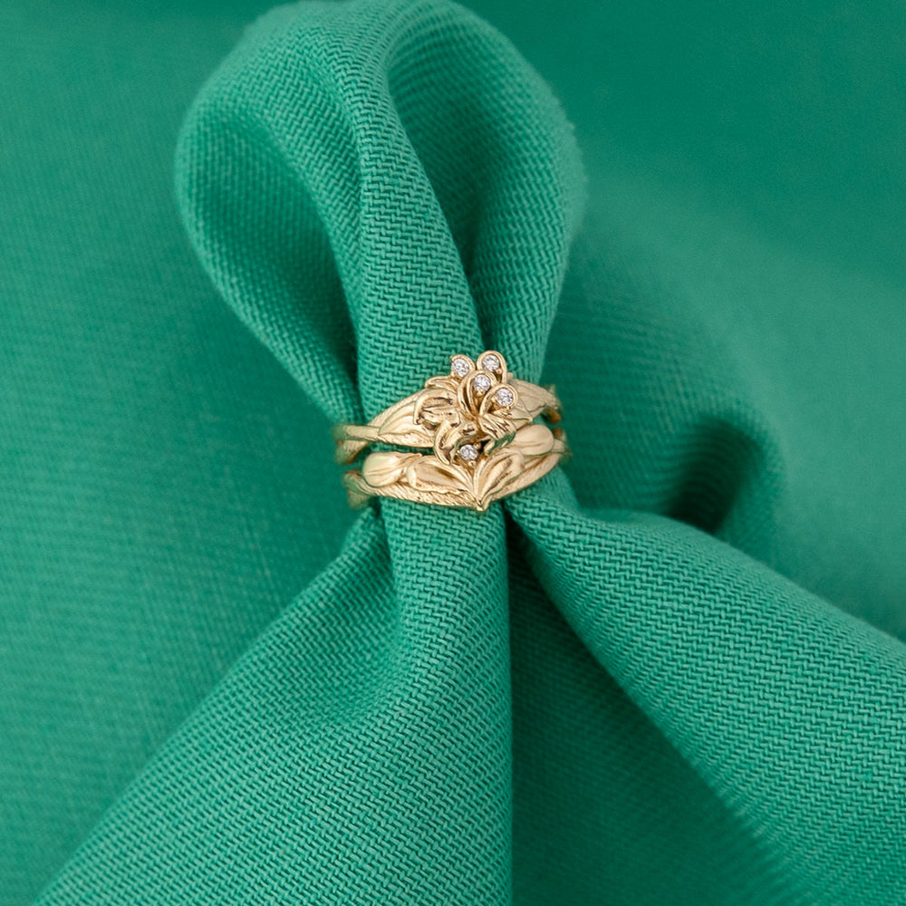 Disney X RockLove DISNEY TANGLED Rapunzel Sundrop Flower Stacker Rings (ONLINE ORDER ONLY)