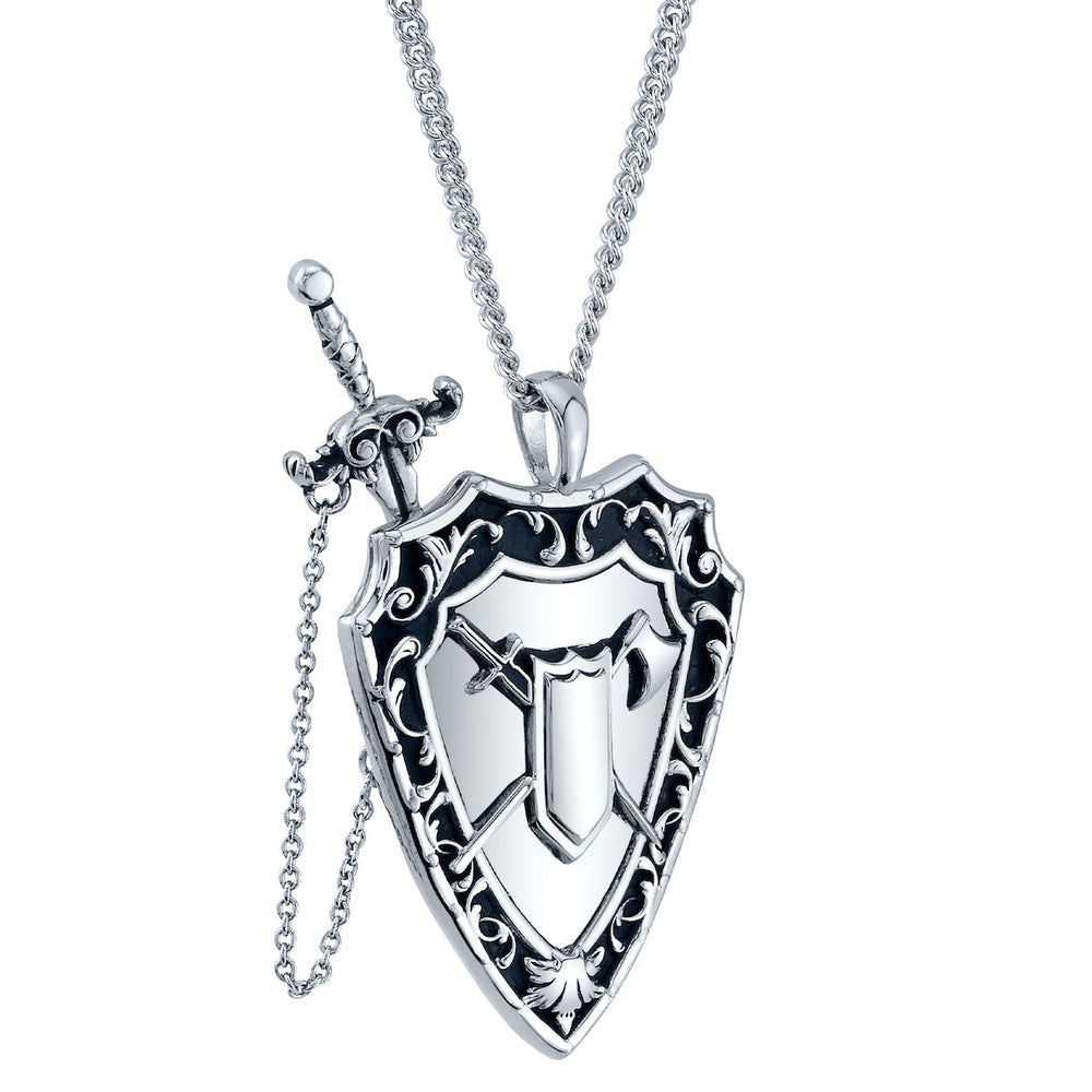 Dungeons and Dragons X RockLove Fighter Sword and Shield Necklace (ONLINE ORDER ONLY)