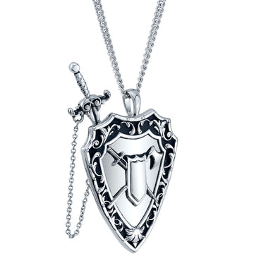 Dungeons and Dragons X RockLove Fighter Sword and Shield Necklace (ONLINE ORDER ONLY)