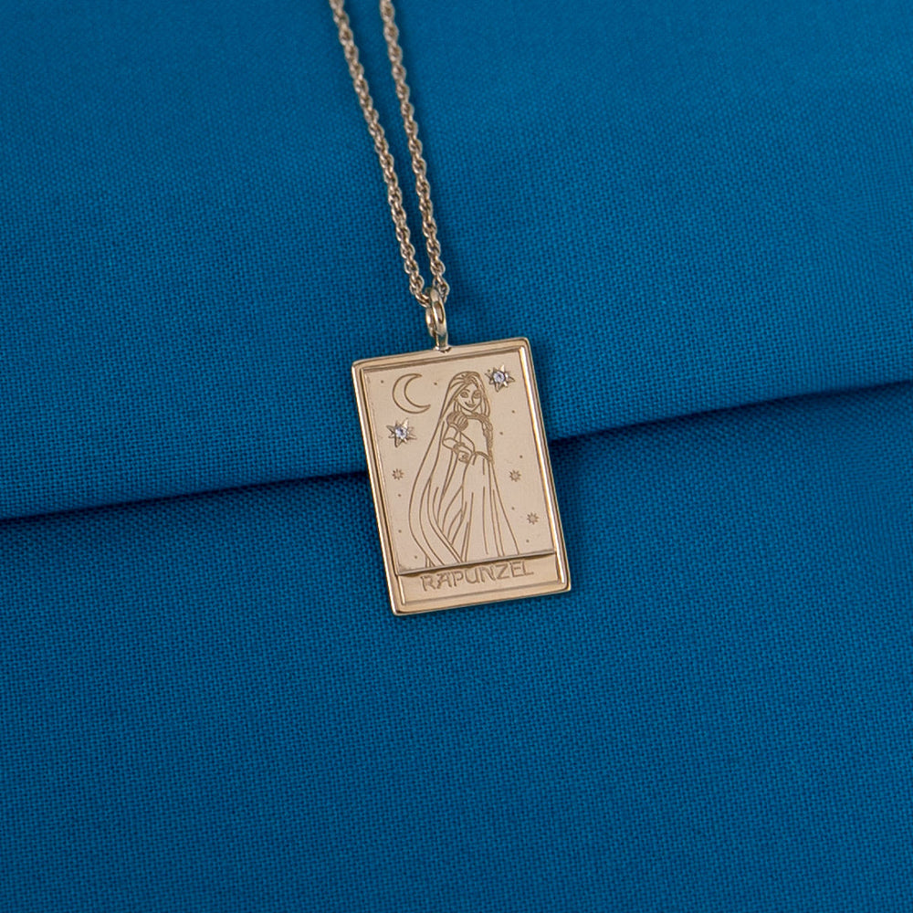 Disney X RockLove TANGLED Rapunzel Tablet Necklace (ONLINE ORDER ONLY)