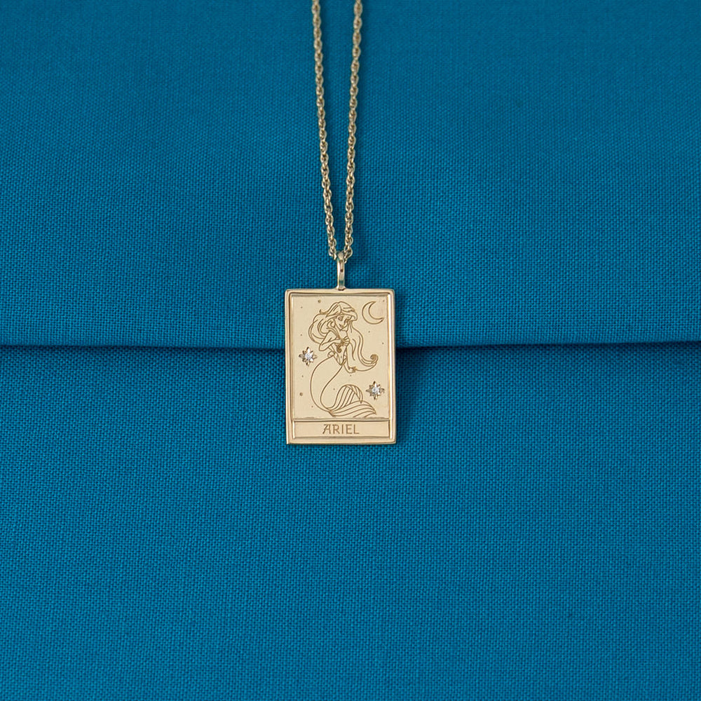 Disney X RockLove THE LITTLE MERMAID Ariel Tablet Necklace (ONLINE ORDER ONLY)