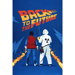 Back to the Future Limited Edition 2021 Marty McFly and Doc Brown - 35g Pure Silver Foil (ONLINE ORDER ONLY)