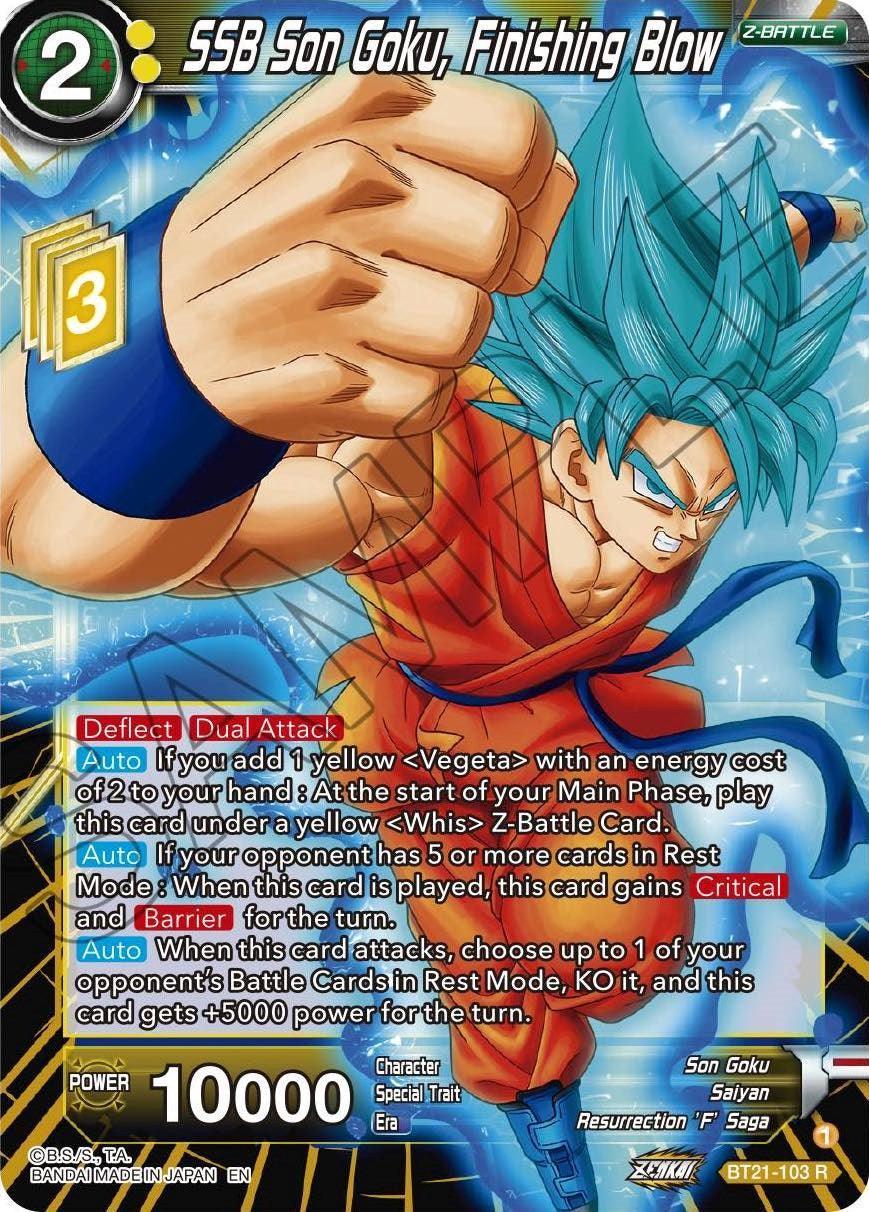 SSB Son Goku, Finishing Blow (BT21-103) [Wild Resurgence] (ONLINE ORDER ONLY)