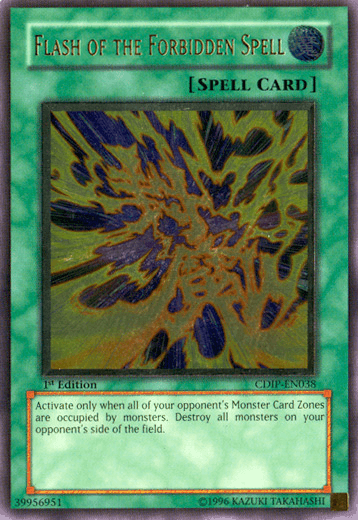 Flash of the Forbidden Spell [CDIP-EN038] Ultimate Rare (ONLINE ORDER ONLY)
