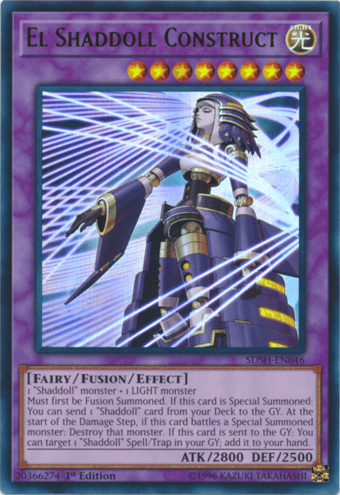 El Shaddoll Construct [SDSH-EN046] Ultra Rare (ONLINE ORDER ONLY)