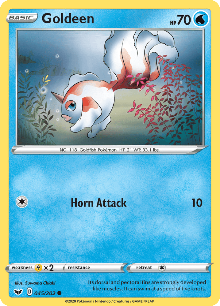 Goldeen (045/202) [Sword & Shield: Base Set] (Online Only)