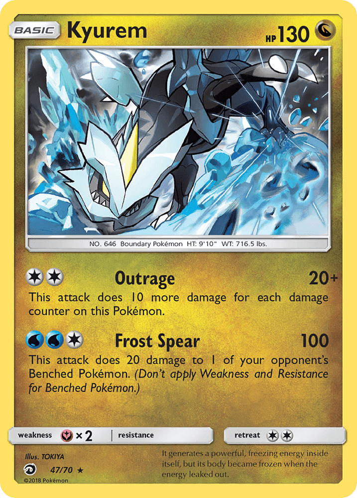 Kyurem (47/70) [Sun & Moon: Dragon Majesty] (Online Only)