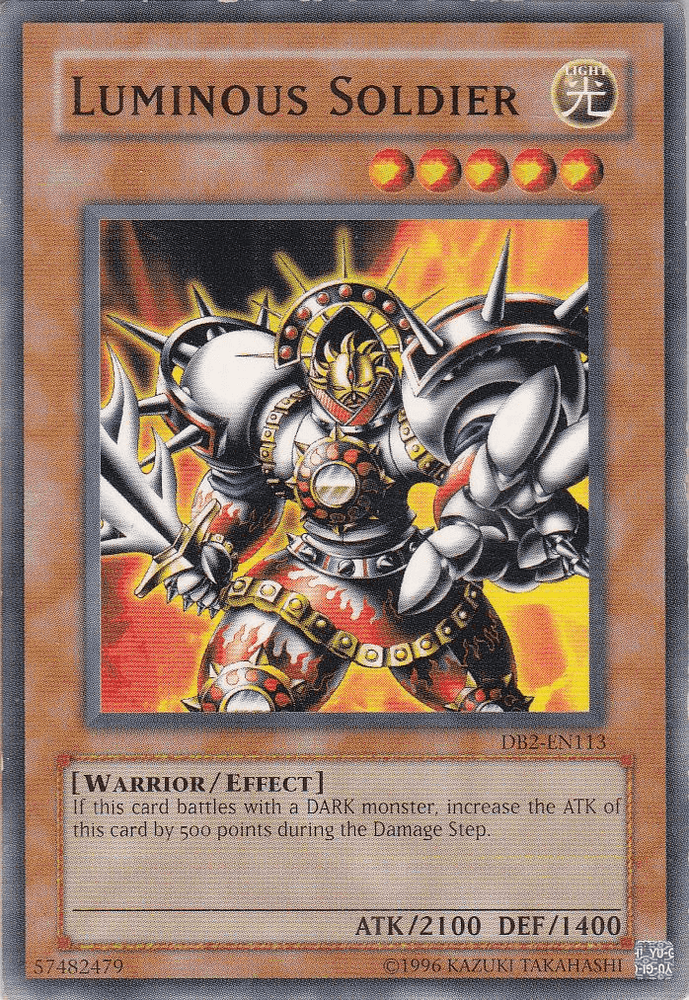 Luminous Soldier [DB2-EN113] Common (ONLINE ORDER ONLY)