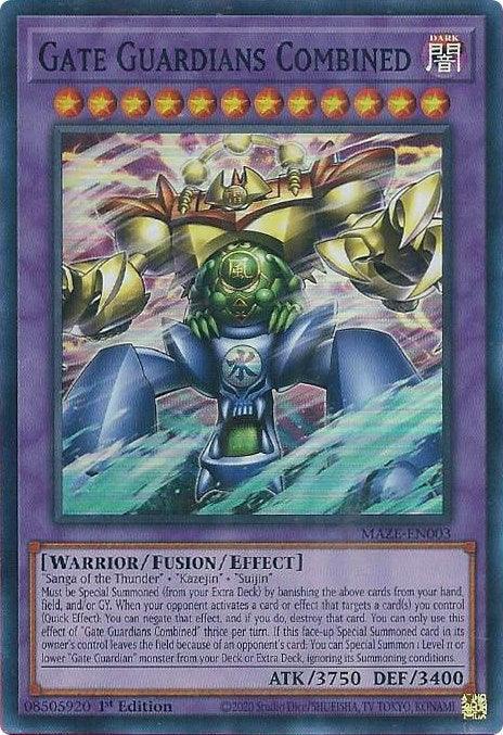 Gate Guardians Combined [MAZE-EN003] Super Rare (ONLINE ORDER ONLY)