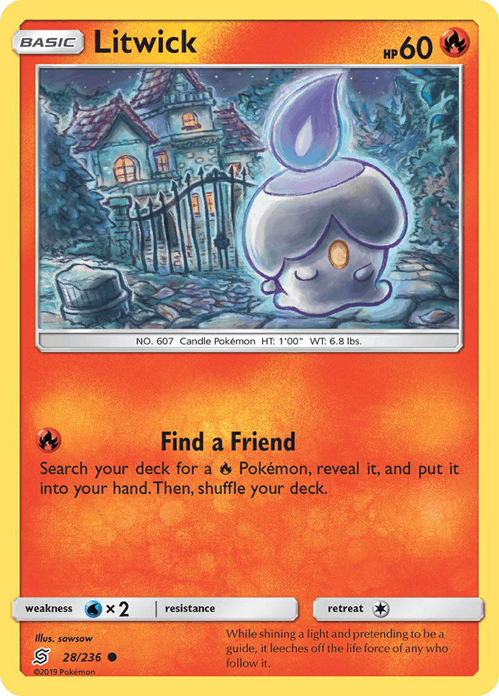 Litwick (28/236) [Sun & Moon: Unified Minds] (Online Only)