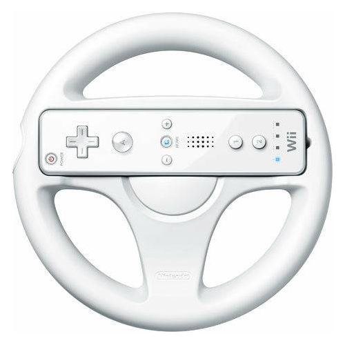 Wii Wheel - Wii (White) (Online Order Only)