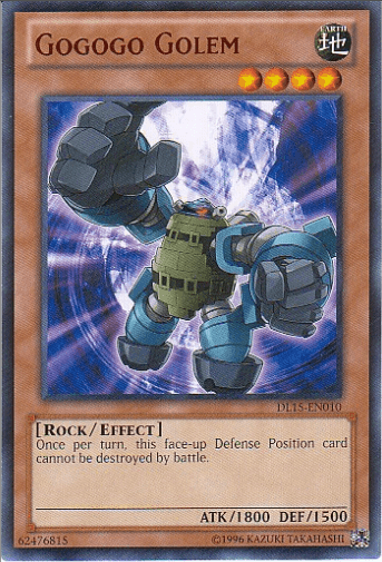 Gogogo Golem (Red) [DL15-EN010] Rare (ONLINE ORDER ONLY)