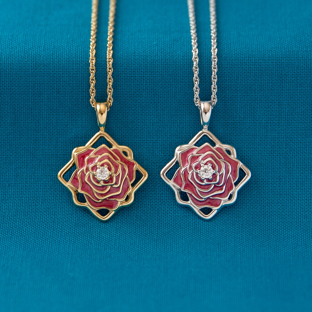 Disney X RockLove BEAUTY AND BEAST Belle Keepsake Necklace (ONLINE ORDER ONLY)