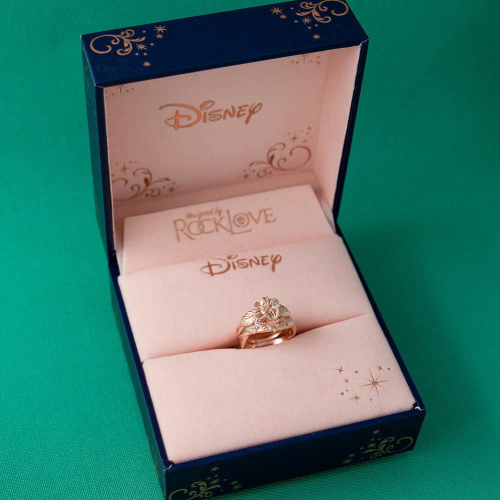 Disney X RockLove DISNEY MOANA Moana Hibiscus Stacker Rings (ONLINE ORDER ONLY)