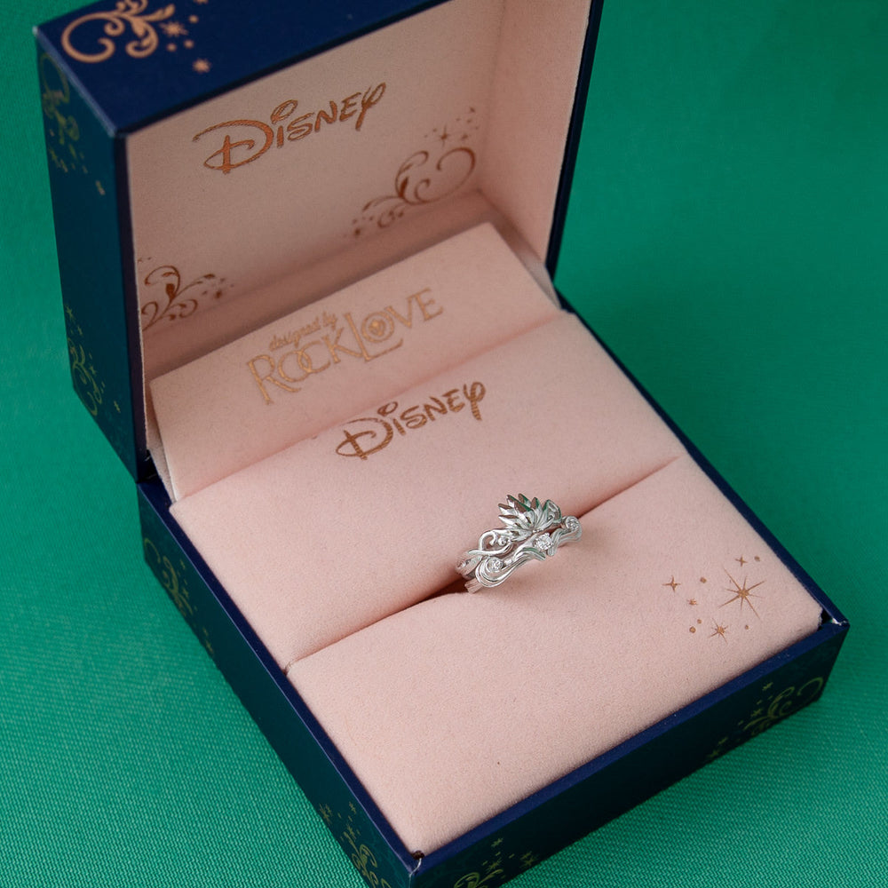 Disney X RockLove DISNEY ALADDIN Jasmine Lotus Stacker Rings (ONLINE ORDER ONLY)