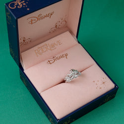 Disney X RockLove DISNEY ALADDIN Jasmine Lotus Stacker Rings (ONLINE ORDER ONLY)