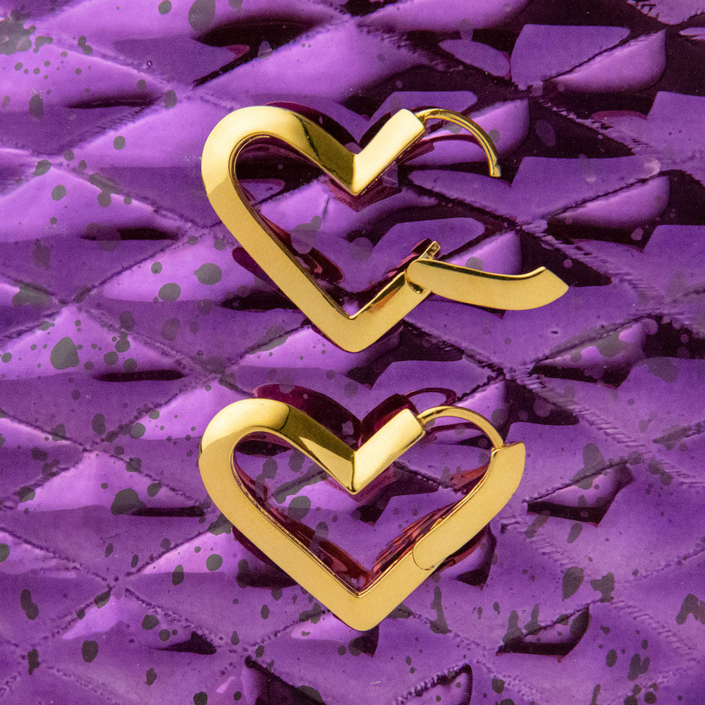 League of Legends X RockLove KDA Ahri Heart Hoop Earrings (ONLINE ORDER ONLY)