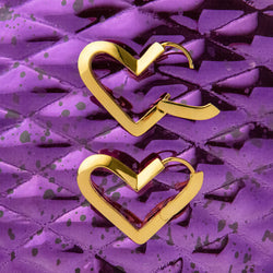 League of Legends X RockLove KDA Ahri Heart Hoop Earrings (ONLINE ORDER ONLY)