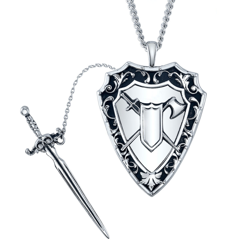 Dungeons and Dragons X RockLove Fighter Sword and Shield Necklace (ONLINE ORDER ONLY)