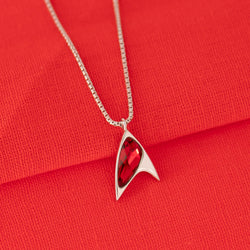 Star Trek X RockLove Red Crystal Delta Pendant (ONLINE ORDER ONLY)