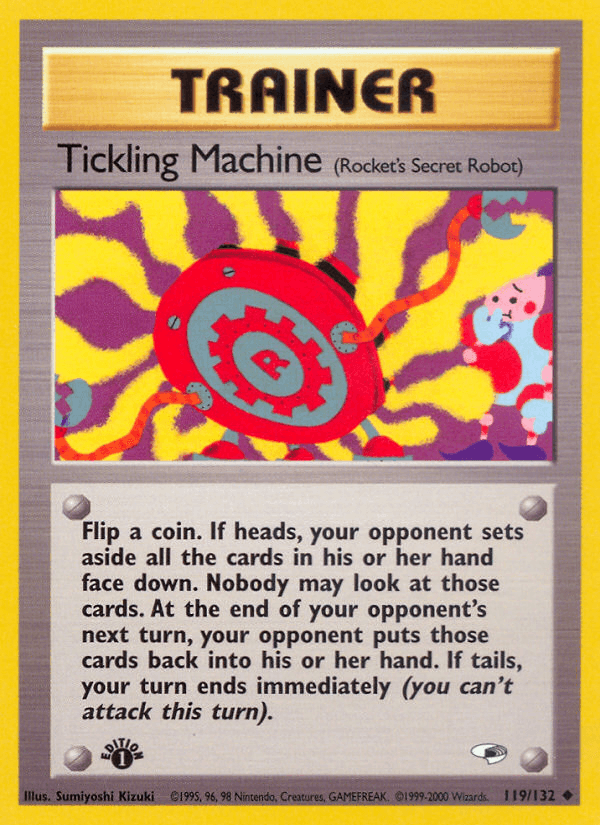 Tickling Machine (119/132) [Gym Heroes 1st Edition] (Online Only)