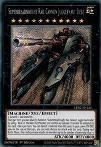 Superdreadnought Rail Cannon Juggernaut Liebe [LDS2-EN124] Secret Rare (ONLINE ORDER ONLY)