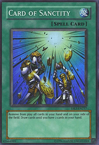 Card of Sanctity [DR3-EN217] Super Rare (ONLINE ORDER ONLY)