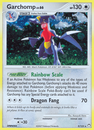 Garchomp (9/123) [Diamond & Pearl: Mysterious Treasures] (Online Only)