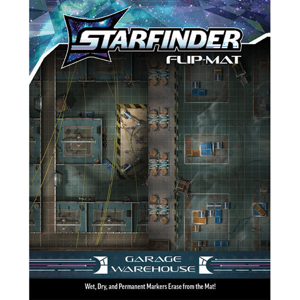Starfinder: Flip-Mat - Garage Warehouse (2E) (ONLINE ORDER ONLY)