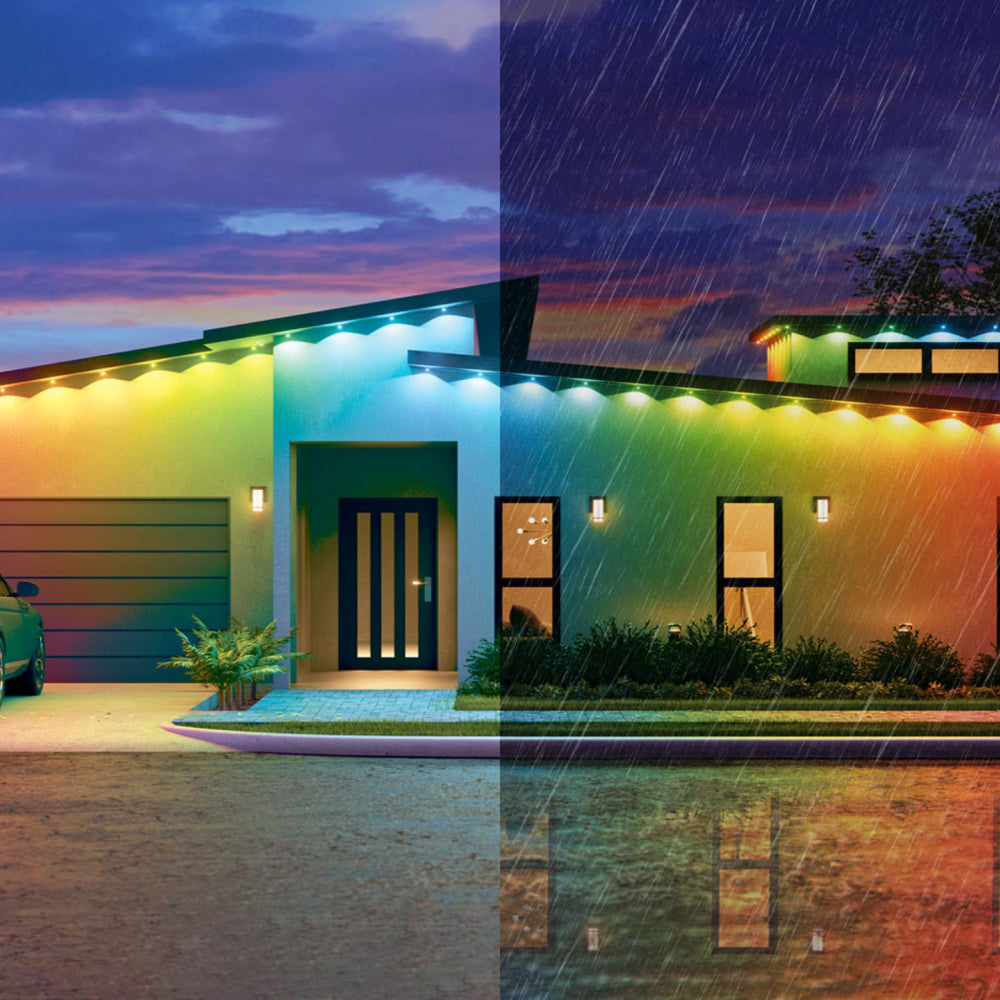 Smart Multicolor Permanent Outdoor Lights Expansion Pack with Cable Covers