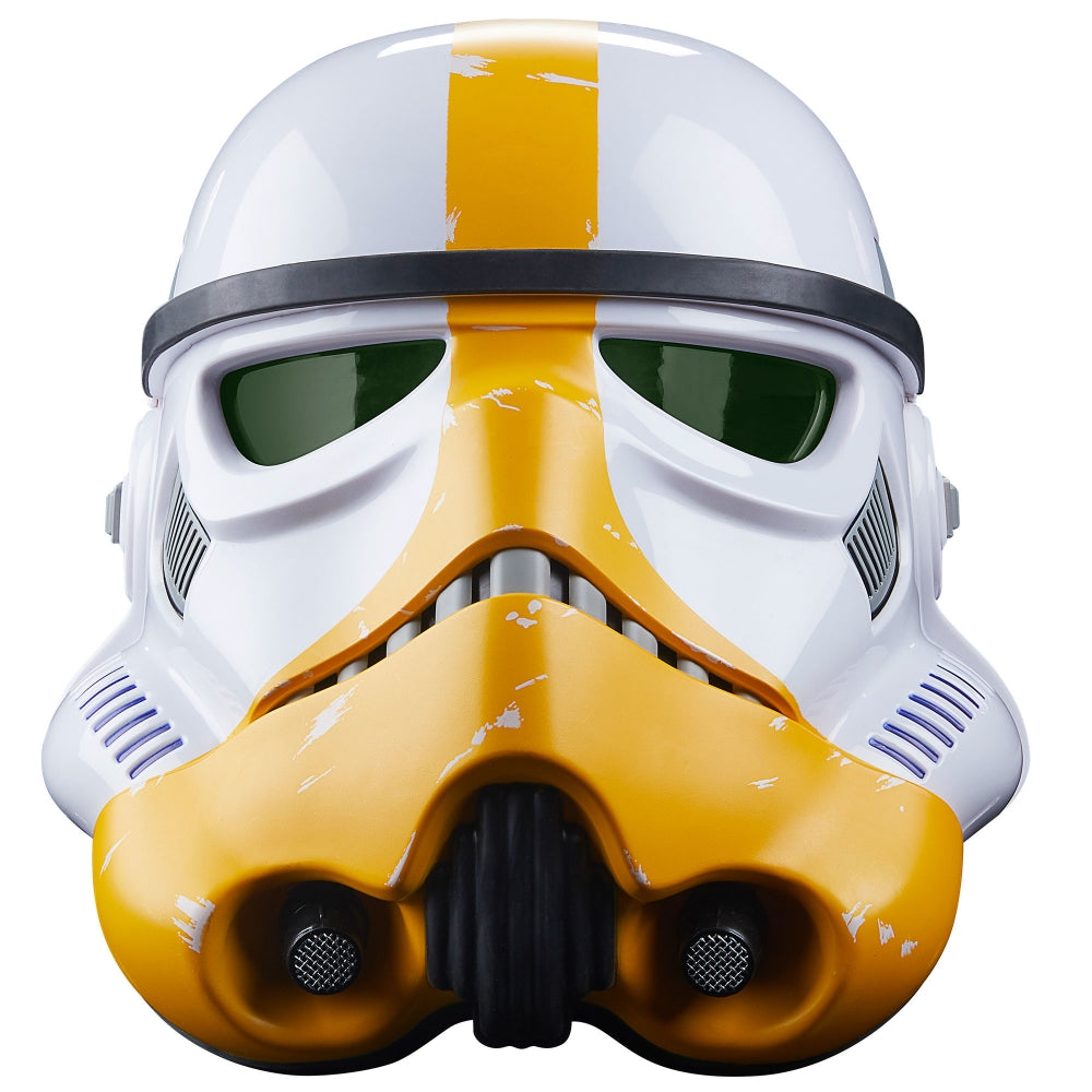 Star Wars: The Black Series - The Mandalorian Artillery Stormtrooper Premium Electronic Helmet (ONLINE ORDER ONLY)
