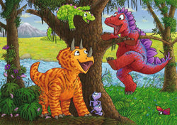 Puzzle: Dinosaurs at Play (ONLINE ORDER ONLY)