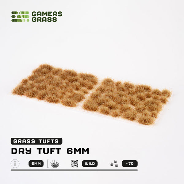 Gamers Grass Tufts: Dry Tuft 6mm- Wild (ONLINE ORDER ONLY)
