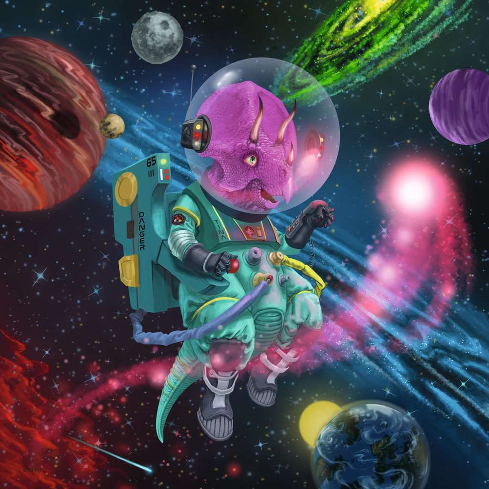 Puzzle: Dinosaurs in Space (ONLINE ORDER ONLY)