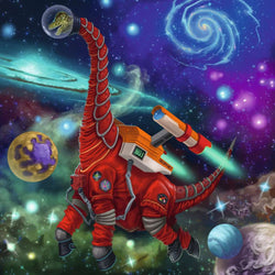 Puzzle: Dinosaurs in Space (ONLINE ORDER ONLY)