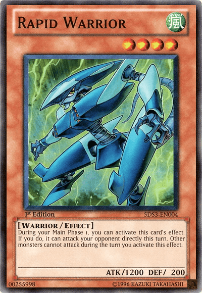 Rapid Warrior [5DS3-EN004] Super Rare (ONLINE ORDER ONLY)