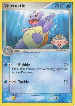 Wartortle (42/100) (States Championship Promo) [EX: Crystal Guardians] (Online Only)