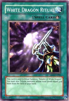 White Dragon Ritual [DR1-EN082] Common (ONLINE ORDER ONLY)