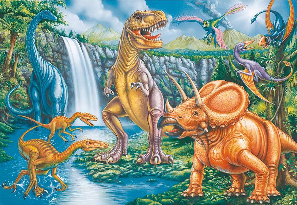 Puzzle: Dino Falls (ONLINE ORDER ONLY)