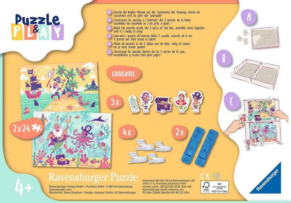 Puzzle & Play: Pirate Adventure (ONLINE ORDER ONLY)