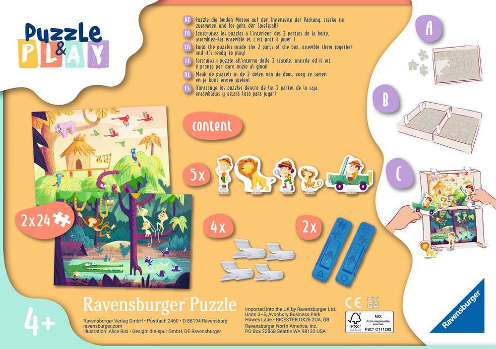 Puzzle & Play: Jungle Exploration (ONLINE ORDER ONLY)